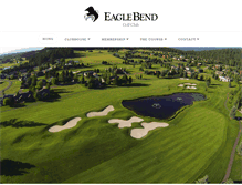 Tablet Screenshot of eaglebendgolfclub.com